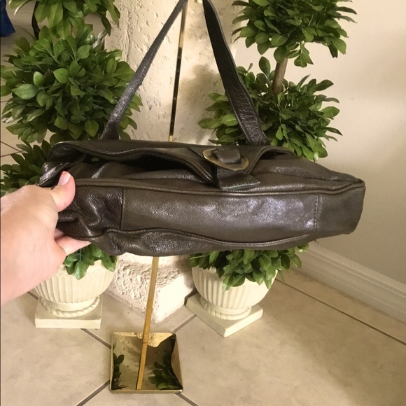 Leather Green Moss Hobo Bag - Picture 6 of 11